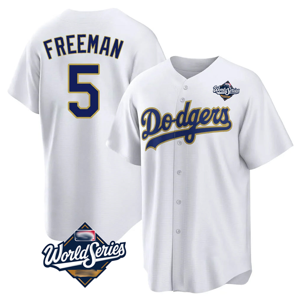 MATTH LA.Dodgers #5 Freddie Freeman Player White World Series 2026 Collection Stadium Game Stitched Jerseys
