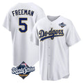 MATTH LA.Dodgers #5 Freddie Freeman Player White World Series 2026 Collection Stadium Game Stitched Jerseys