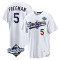 MATTH LA.Dodgers #5 Freddie Freeman Player White World Series 2026 Collection Stadium Limited Stitched Jerseys