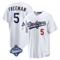 MATTH LA.Dodgers #5 Freddie Freeman Player White World Series Meet 2026 Collection Stadium Limited Stitched Jerseys