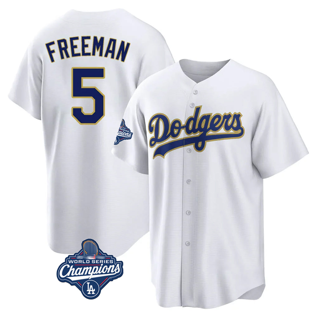 MATTH LA.Dodgers #5 Freddie Freeman Player White World Series Meet White 2026 Collection Stadium Game Stitched Jerseys