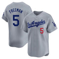 MATTH LA.Dodgers #5 Freddie Freeman Player Gray Limited Home Stitched Jerseys