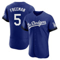 MATTH LA.Dodgers #5 Freddie Freeman Player Royal City Connect Elite Home Stitched Jerseys