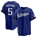 MATTH LA.Dodgers #5 Freddie Freeman Player Royal City Connect Home Game Stitched Jerseys