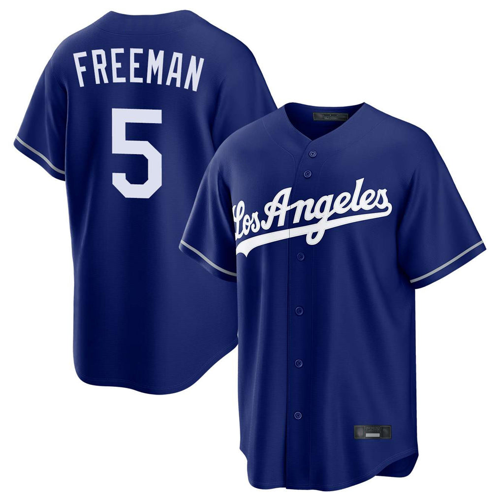 MATTH LA.Dodgers #5 Freddie Freeman Player Royal Game Stitched Jerseys