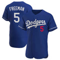 MATTH LA.Dodgers #5 Freddie Freeman Player Royal Limited Elite Home Stitched Jerseys