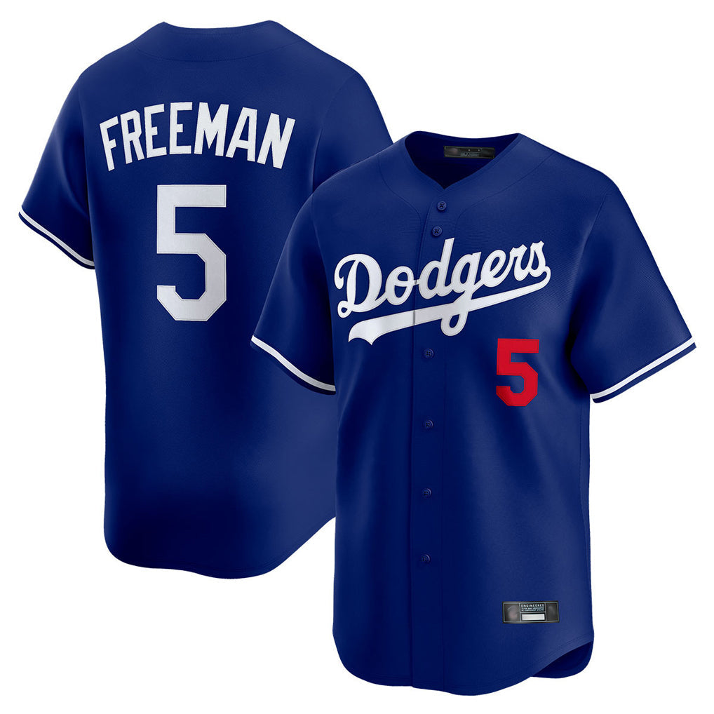 MATTH LA.Dodgers #5 Freddie Freeman Player Royal Limited Home Stitched Jerseys