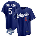 MATTH LA.Dodgers #5 Freddie Freeman Player Royal World Series Meet Game Home Stitched Jerseys