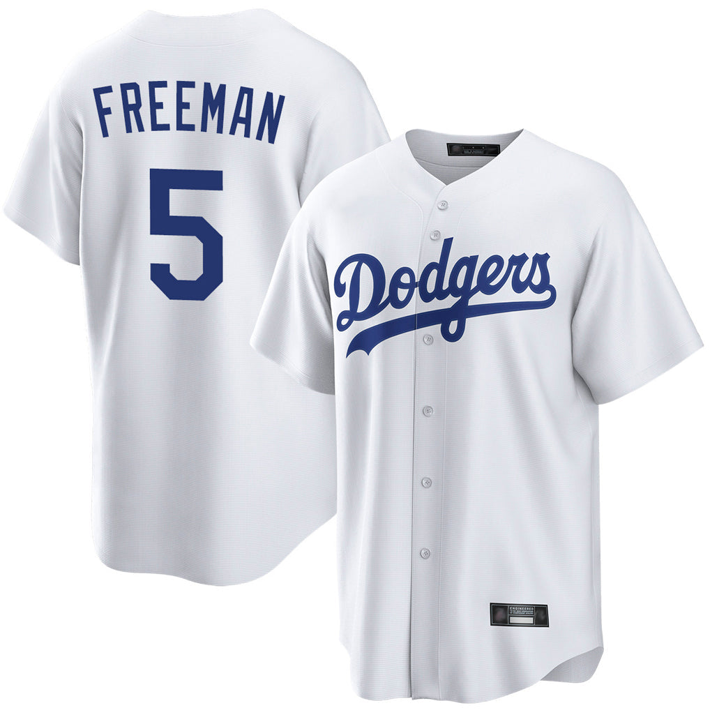 MATTH LA.Dodgers #5 Freddie Freeman Player White Game Home Stitched Jerseys