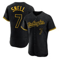 MATTH LA.Dodgers #7 Blake Snell Player Black Snake Skin City Limited Elite Home Stitched Jerseys