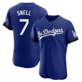 MATTH LA.Dodgers #7 Blake Snell Player Royal City Connect Elite Home Stitched Jerseys