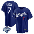 MATTH LA.Dodgers #7 Blake Snell Player Royal Game World Series Meet Home Stitched Jerseys