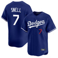 MATTH LA.Dodgers #7 Blake Snell Player Royal Limited Home Stitched Jerseys