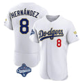 MATTH LA.Dodgers #8 Enrique Hern?¡ì?¨¦ndez Player Gold White World Series Meet 2026 Collection Stadium Limited Elite Stitched Jerseys