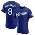 MATTH LA.Dodgers #8 Enrique Hern?¡ì?¨¦ndez Player Royal City Connect Elite Home Stitched Jerseys