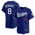 MATTH LA.Dodgers #8 Enrique Hern?¡ì?¨¦ndez Player Royal Limited Home Stitched Jerseys