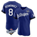MATTH LA.Dodgers #8 Enrique Hern?¡ì?¨¦ndez Player Royal World Series City Connect Elite Home Stitched Jerseys