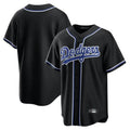 MATTH LA.Dodgers Blank Player Black Carbon Limited Home Stitched Jerseys