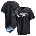 MATTH LA.Dodgers Blank Player Black Pitch Fashion World Series Meet T-shirt Stitched Jerseys