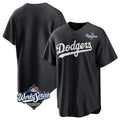 MATTH LA.Dodgers Blank Player Black Pitch Fashion World Series T-shirt Stitched Jerseys