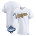 MATTH LA.Dodgers Blank Player Gold Limited Elite Home World Series Meet Stitched Jerseys