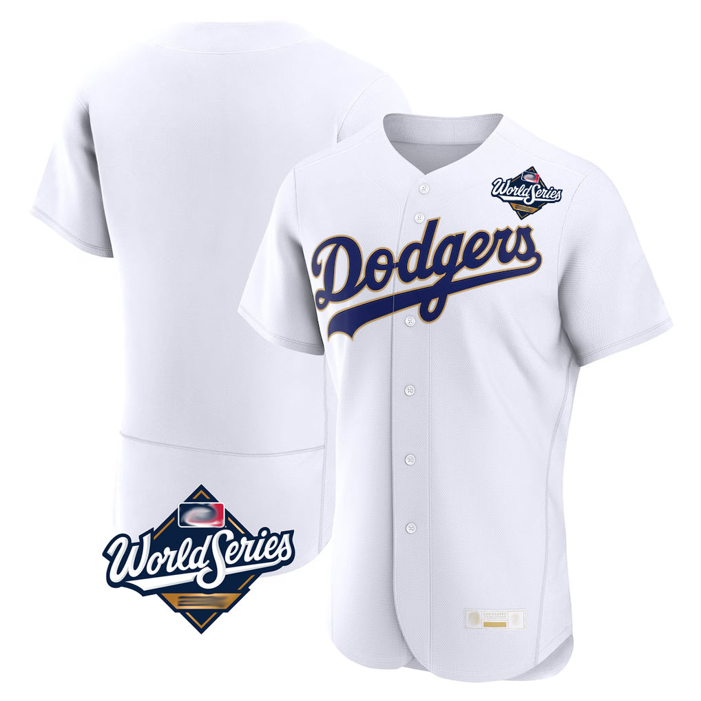MATTH LA.Dodgers Blank Player Gold White 2026 Collection Stadium Limited Elite World Series Stitched Jerseys
