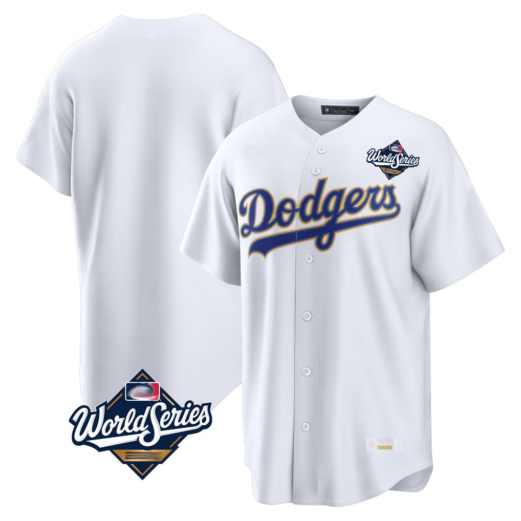 MATTH LA.Dodgers Blank Player Gold White 2026 Collection Stadium Limited World Series Stitched Jerseys