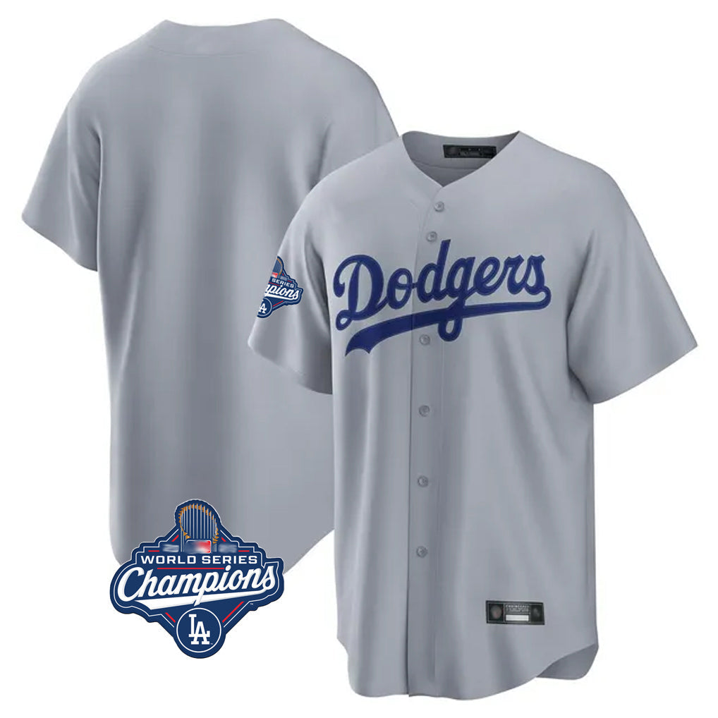 MATTH LA.Dodgers Blank Player Gray Game Home World Series Meet Stitched Jerseys