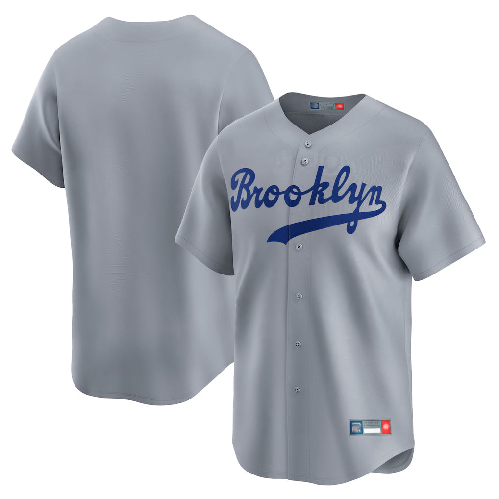 MATTH LA.Dodgers Blank Player Gray Game Limited Home Stitched Jerseys