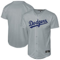 MATTH LA.Dodgers Blank Player Gray Game Stitched Jerseys