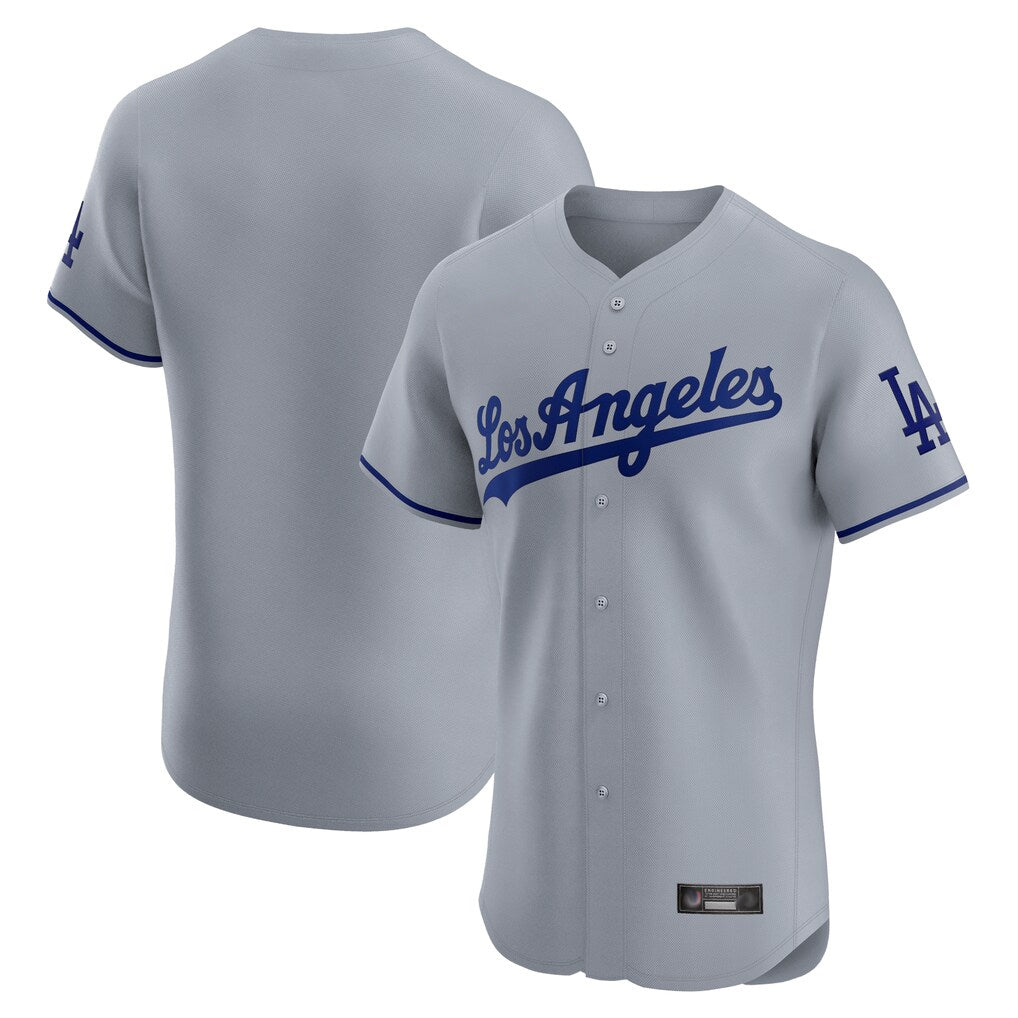MATTH LA.Dodgers Blank Player Gray Limited Elite Home Stitched Jerseys