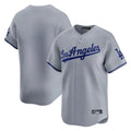 MATTH LA.Dodgers Blank Player Gray Limited Game Stitched Jerseys