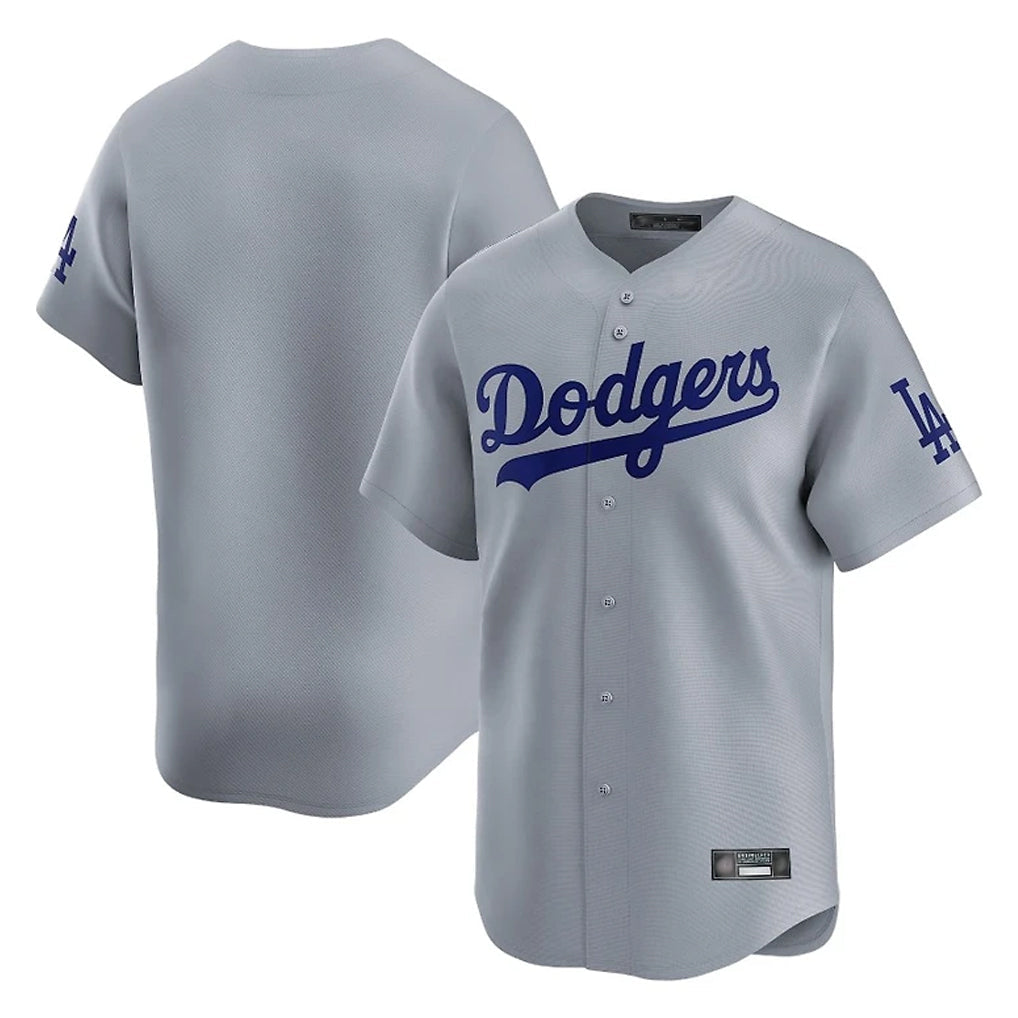 MATTH LA.Dodgers Blank Player Gray Limited Home Stitched Jerseys