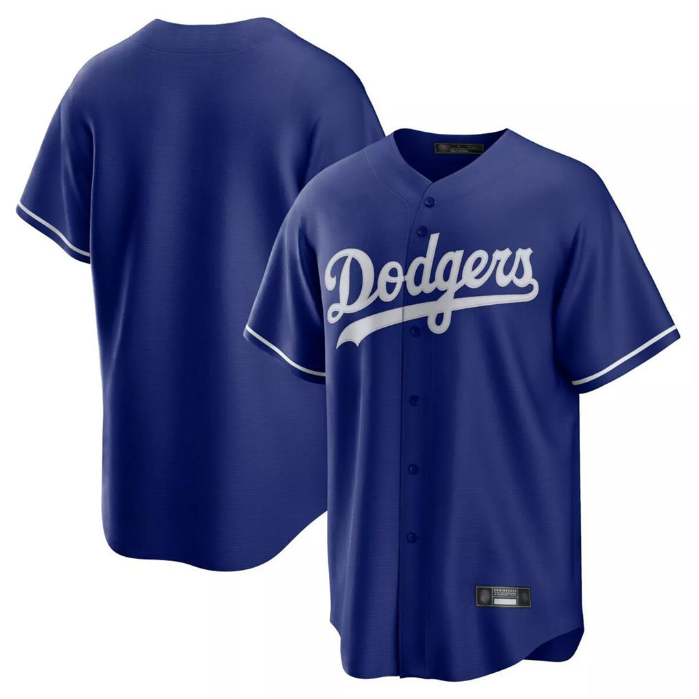 MATTH LA.Dodgers Blank Player Royal Game Home Stitched Jerseys