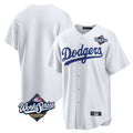 MATTH LA.Dodgers Blank Player White Game Home World Series Stitched Jerseys