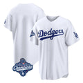 MATTH LA.Dodgers Blank Player White Home Game World Series Meet Stitched Jerseys