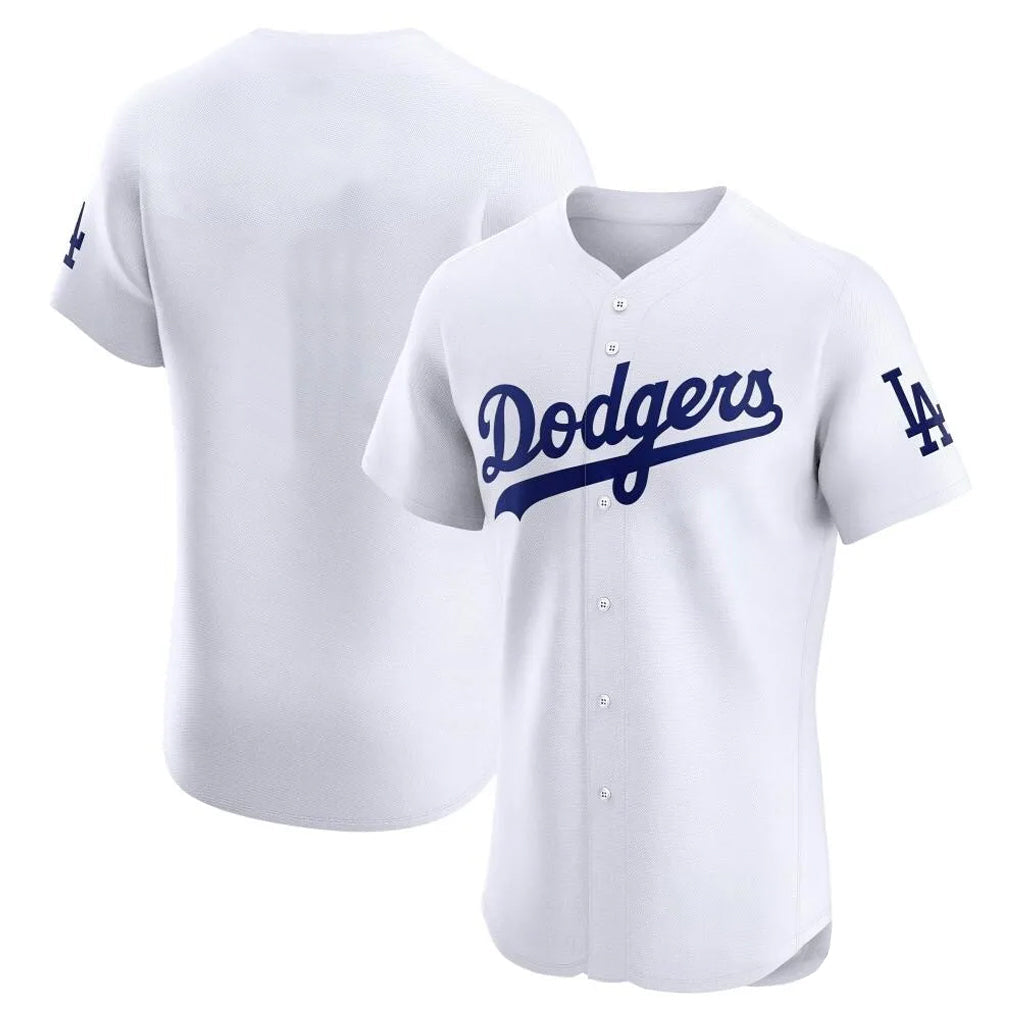 MATTH LA.Dodgers Blank Player White Limited Elite Home Stitched Jerseys
