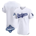 MATTH LA.Dodgers Blank Player White Limited Elite Home World Series Meet Stitched Jerseys