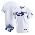 MATTH LA.Dodgers Blank Player White Limited Home World Series Meet Stitched Jerseys