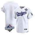 MATTH LA.Dodgers Blank Player White Limited Home World Series Stitched Jerseys