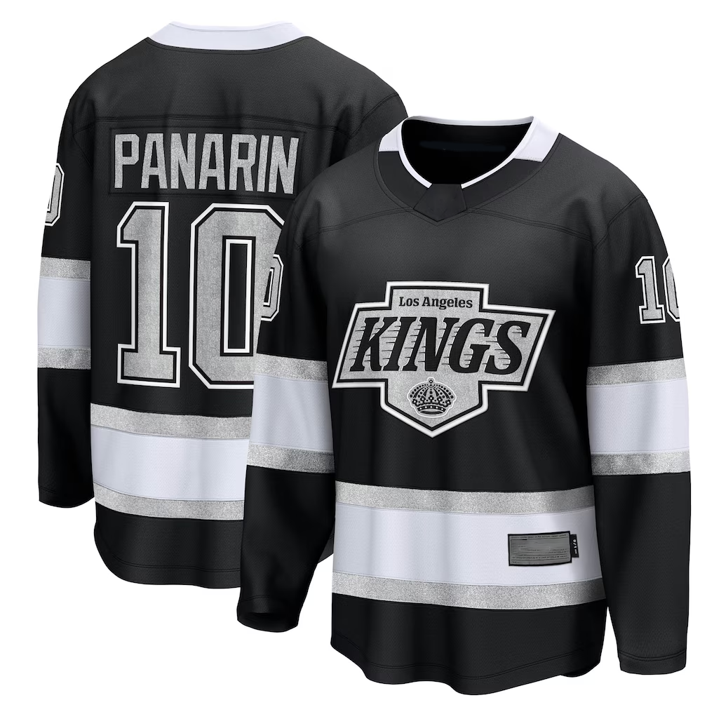 MATTH LA.Kings #10 Artemi Panarin Black Home Breakaway Jerseys
