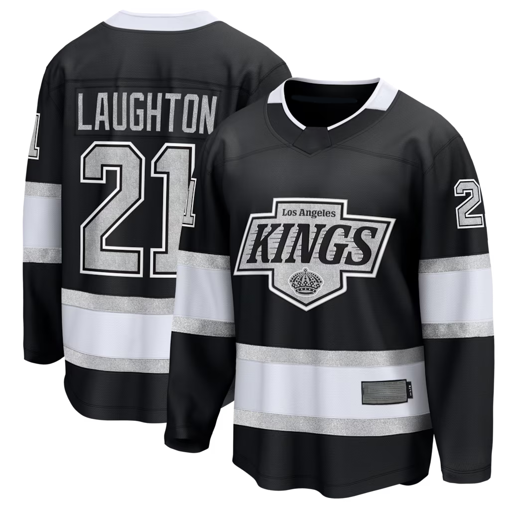 MATTH LA.Kings #21 Scott Laughton Black Home Breakaway Jerseys
