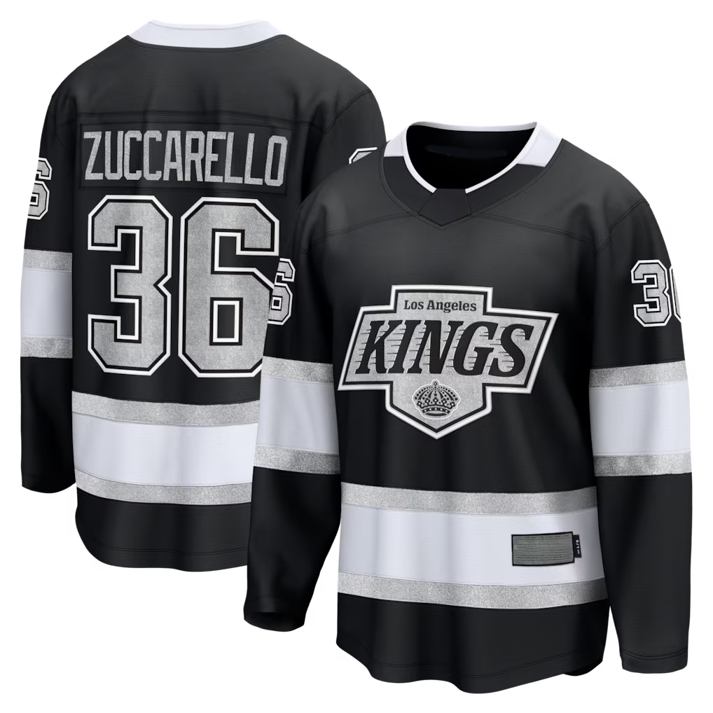 MATTH LA.Kings #36 Mats Zuccarello Black Home Breakaway Jerseys