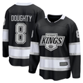 MATTH LA.Kings #8 Drew Doughty Black Home Premier Breakaway Player Jerseys
