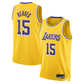 MATTH LA.Lakers #15 Austin Reaves Gold Swingman Stitched Jerseys- Icon Edition