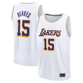 MATTH LA.Lakers #15 Austin Reaves White Fast Break Replica Player Stitched Jerseys - Association Edition