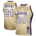MATTH LA.Lakers #24 Kobe Bryant Mitchell & Ness Gold Hall of Fame Class of 2020 #24 Authentic Hardwood Classics Jerseys