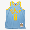 MATTH LA.Lakers #8 Kobe Bryant Mitchell & Ness Powder Blue 2001-2002 Hardwood Classics Authentic Player Stitched Jerseys