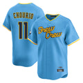 MATTH M.Brewers #11 Jackson Chourio Player Light Blue City Connect Home Limited Stitched Jerseys