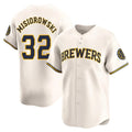 MATTH M.Brewers #32 Jacob Misiorowski Player Cream Limited Game Stitched Jerseys